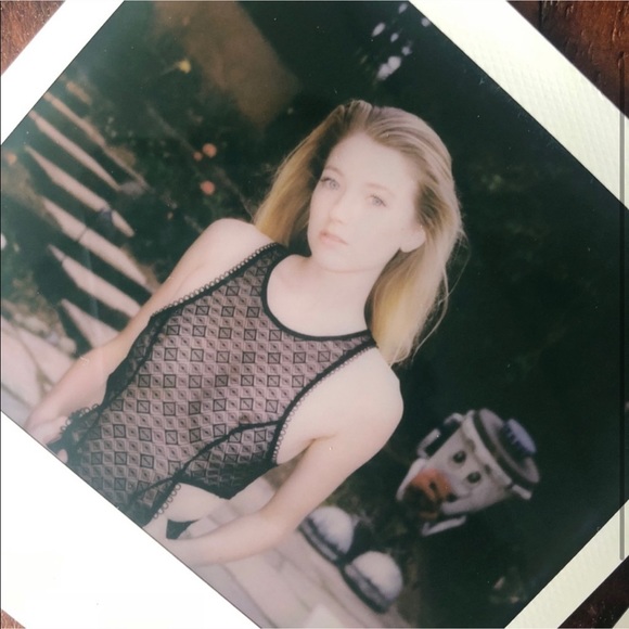 Zara Black Lace Mesh Bodysuit - Picture 13 of 14